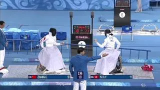 Fencing Women's Individual Epee Category A Gold Medal Match - Beijing 2008 Paralympic Games