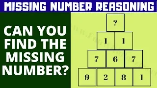 Missing Number Reasoning: Can you find the Missing Number?