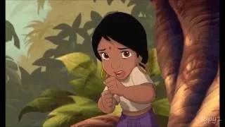 The Jungle Book 2 - Jungle Rhythm Mowgli Solo & Baloo scares Shanti (Finnish) [HD]