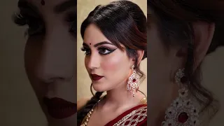 RetroLook makeup by Priyasenger              #makeupartist #makeuptutorial #hairstyle #makeup #retro