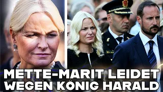 Prinzessin Mette-Marit von Norwegen leidet unter den jüngsten Entscheidungen von König Harald.