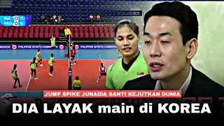 Punya Lompatan Tinggi dan Spike keras Seperti MEGA, Junaida Santi Layak tampil di Kancah ASIA