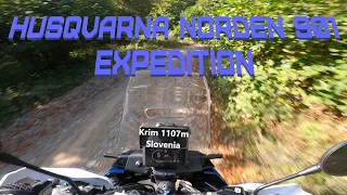 Husqvarna Norden 901 Expedition - light gravel road & some twisties to Krim