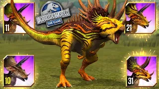 DRACOCERATOPS MAXED!!! | Jurassic World - The Game - Ep495 HD