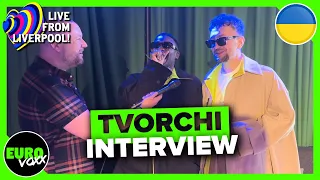 UKRAINE EUROVISION 2023: TVORCHI - HEART OF STEEL (INTERVIEW) // Live from Liverpool