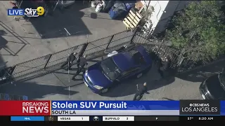 Pursuit Suspect Captured In South LA