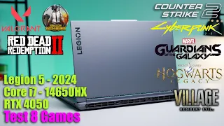 Legion 5 2024 (Core i7 - 14650HX + RTX 4050) Ước gì Laptop nào Tản Nhiệt cũng XỊN như này
