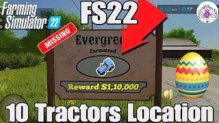 FS22 Easter eggs locations : Tractors