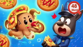 Topi yang Mencuri Pizza 🍕🐙| Animasi Sains Populer | Kartun Anak-anak | Kepala Polisi Labrador