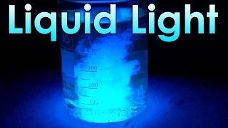 Liquid Light - Chemical Reaction with Luminol