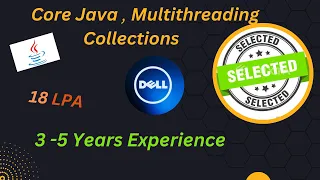 Core Java| Multithreading| Collections Interview Questions| #interview #hiring#dell #java