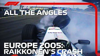 Kimi Raikkonen's Last Lap Heartbreak - All The Angles | 2005 European Grand Prix