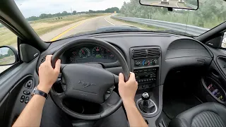 2001 Ford Mustang Bullitt - POV Test Drive (Binaural Audio)
