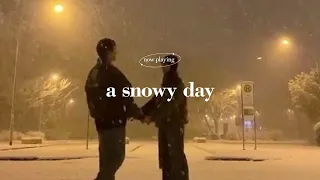 spending a snow day with your lover, but as a playlist