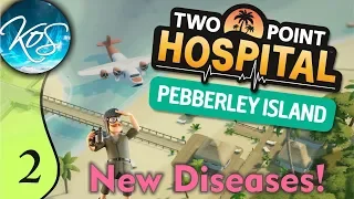 Two Point Hospital Pebberley Island DLC Ep 2: BLANK STARES - First Look - Let's Play, Gameplay