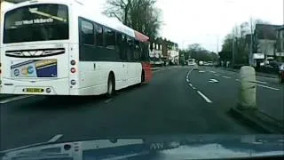 Bus & Pedestrian  Near Miss