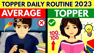 TOPPER’S DAILY STUDY ROUTINE FOR 2023 | SECRET 7 STUDY TIPS | Study hacks |Score Highest in ANY Exam