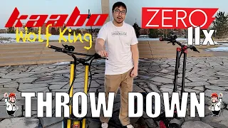Zero 11X vs Kaabo Wolf King Which Electric Scooter Is Right For You?  - 72 Volt Showdown