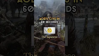 The Japanese - AOE4 Civs in 60 Seconds #aoe4 #ageofempires #ageofempires4 #rts