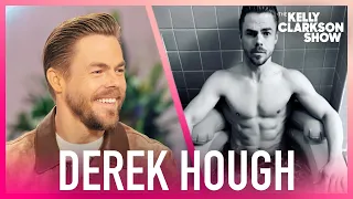 Derek Hough Is Obsessed With Post-Show Ice Baths & Kelly Clarkson Wants To Try