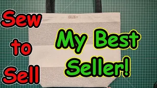 Sew to Sell My best seller Supermarket shopping tote DIY easy beginner market bag making tutorial