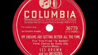 1945 HITS ARCHIVE: My Dreams Are Getting Better All The Time - Les Brown (Doris Day voc) (#1 record)