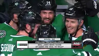 Hat Trick Challenge for Friday:  Barkov point, Jamie Benn goal, NSH vs CGY  Oct 18,  2018