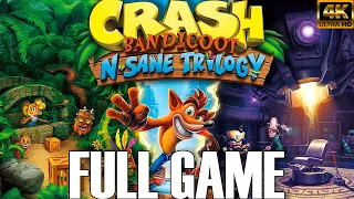 Crash Bandicoot N. Sane Trilogy – Full Game – No Commentary – Longplay – 4k[PS5 – Playthrough]