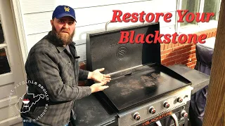 Restore, Resurface, and Season your Blackstone Griddle Top