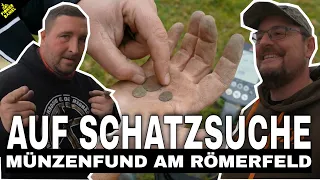 Auf Schatzsuche - Beim Sondeln am Römerfeld Münzen gefunden! Metalldetektor