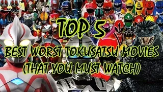 TOP 5 BEST WORST TOKUSATSU MOVIES (THAT YOU MUST WATCH) | Toy Bounty Hunters