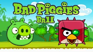 RED BALL 4: PIGS BALL vs RED BIRDS 'BOX FACTORY' BAD PIGGIES BALL ALL LEVELS GAMEPLAY