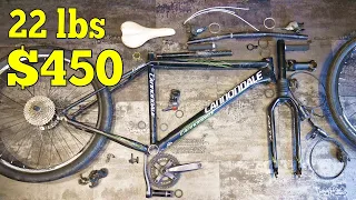 From Trash To Racing Mountain Bike! $450 Spent. 10,7 kg Cannondale Flash F3 Restoration. Part 2/2