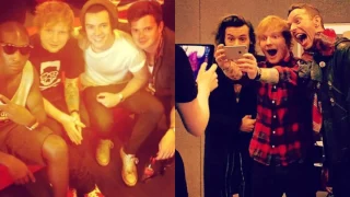 Harry Styles and his the best friend Ed Sheeran