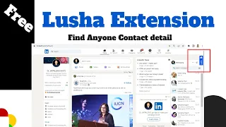 How to Find Email & Phone Numbers from LinkedIn with Lusha Extension | Lusha Complete Process