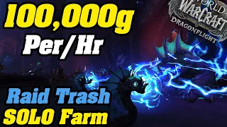 Easy 100k Gold/Hr Raid Trash Farm In Dragonflight