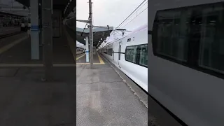 特急あずさ46号松本駅出発シーン