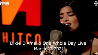 dixie d'amelio one whole day live on sirius xm (FULL) | 03-22-21