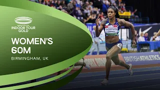 Elaine Thompson-Herah beats Neita over 60m | World Indoor Tour Birmingham 2022