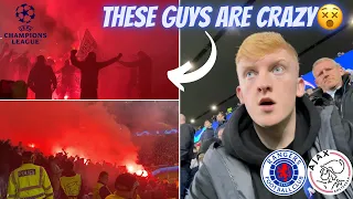 CHAOS as AJAX FANS TAKE OVER GLASGOW!!🧨👊🏻| RANGERS V AJAX UEFA CHAMPIONS LEAGUE VLOG