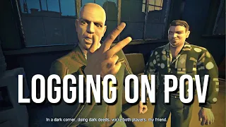 GTA 4: POV | Logging On Mission | Part 19 | Walkthrough in First Person