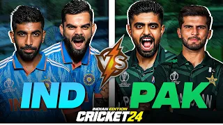 SUPER OVER DRAMA 😱 IND vs PAK in CRICKET 24