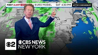 First Alert Weather: Cooler temps after soggy morning in NYC - 5/30/24