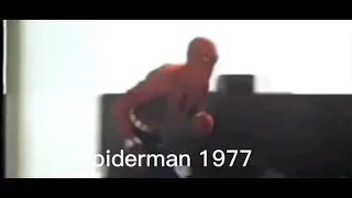 evolution of Spiderman 1977-2021