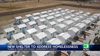 Sacramento County's 1st tiny home community for homeless to open