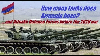 How many tanks does Armenia have?