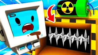 Can The OVERPOWERED SHREDDER Destroy TEMP BOT? (Job Simulator VR Funny Gameplay)