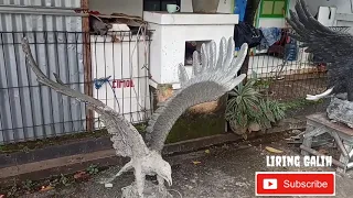 cara mudah bikin patung garuda//An easy way to make a garuda sculpture