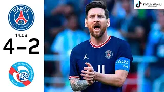 PSG vs Strasbourg 4-2 Extended Highlights & All Goals 2021 HD 14 August HD