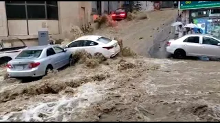 Flooding across Saudi Arabia